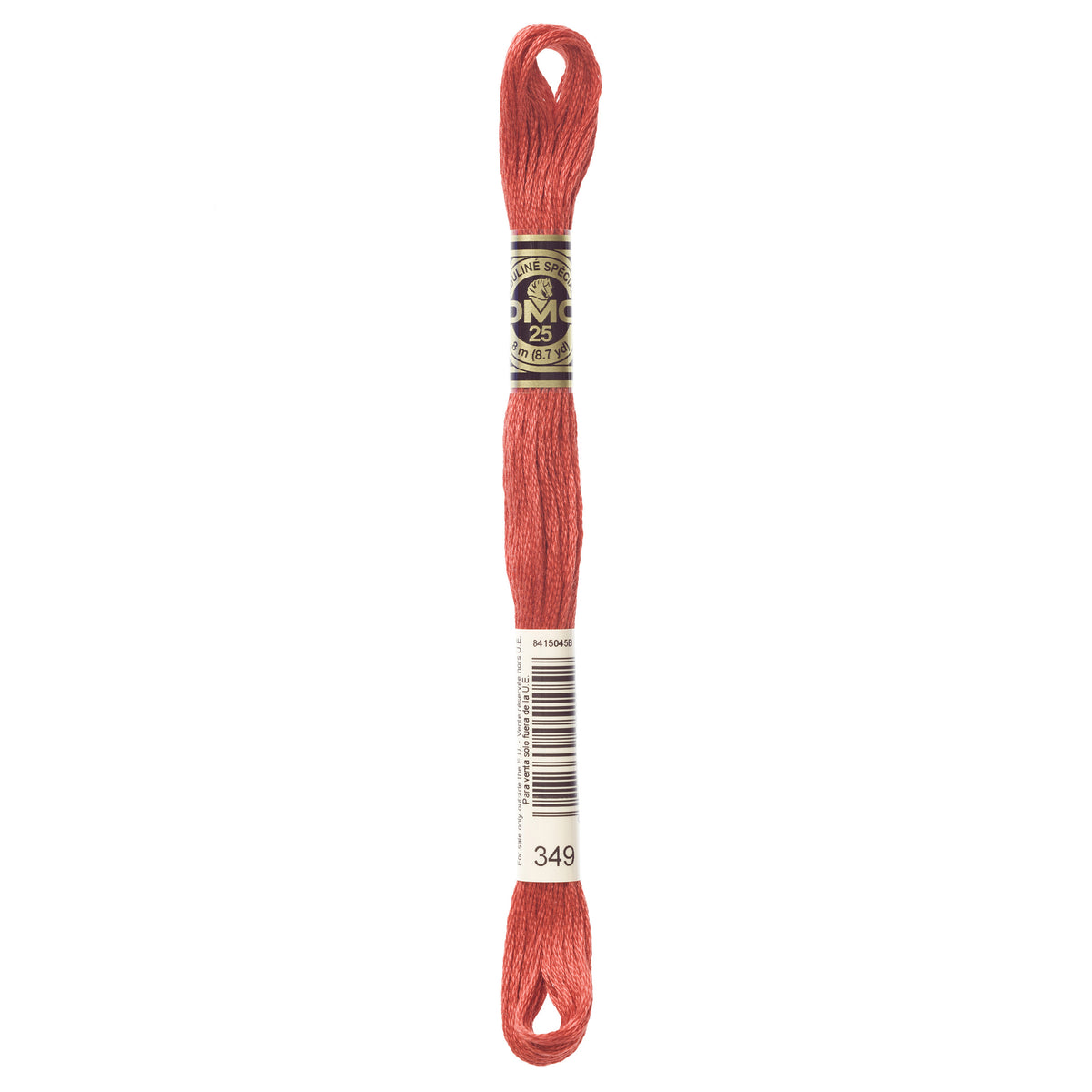 DMC Mouline 6 Strand Cotton 349 Coral Dark 8m Skein