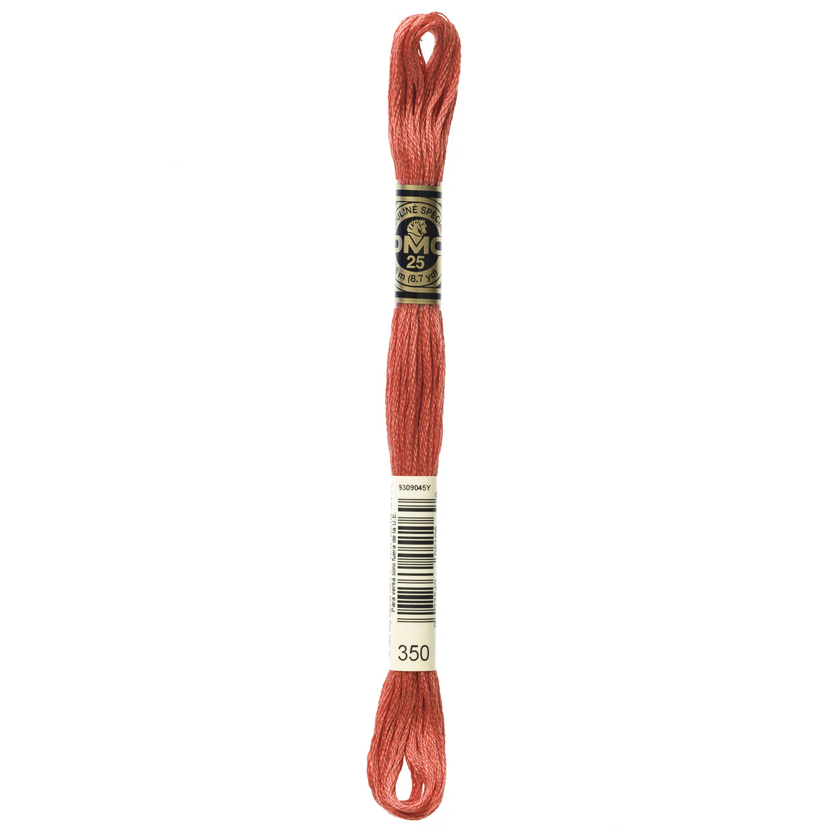 DMC Mouline 6 Strand Cotton 350 Coral Medium 8m Skein
