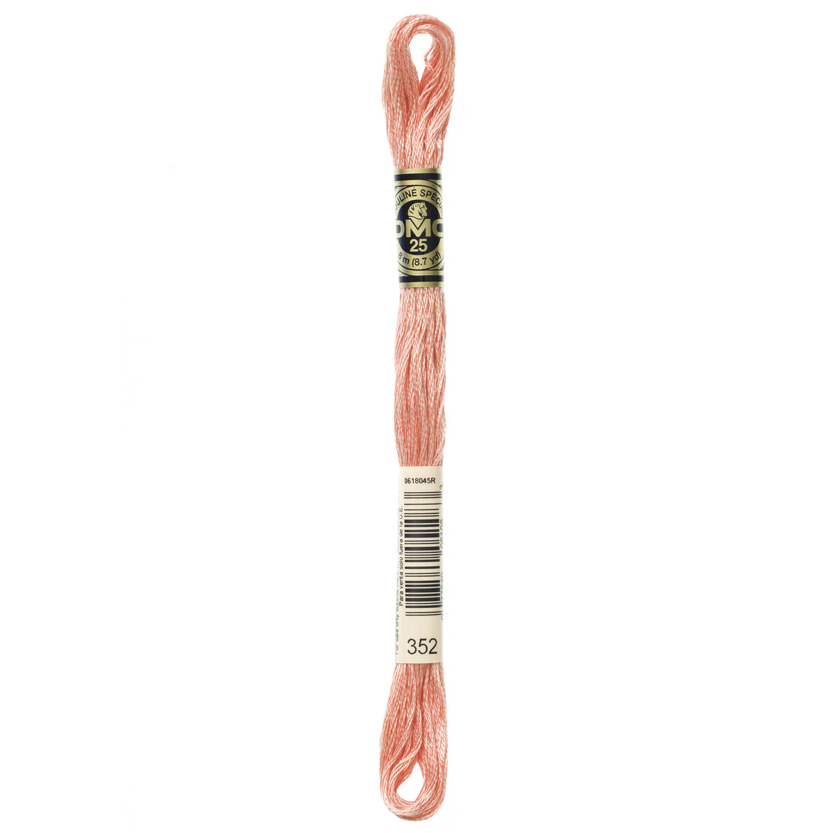 DMC Mouline 6 Strand Cotton 352 Coral Light 8m Skein