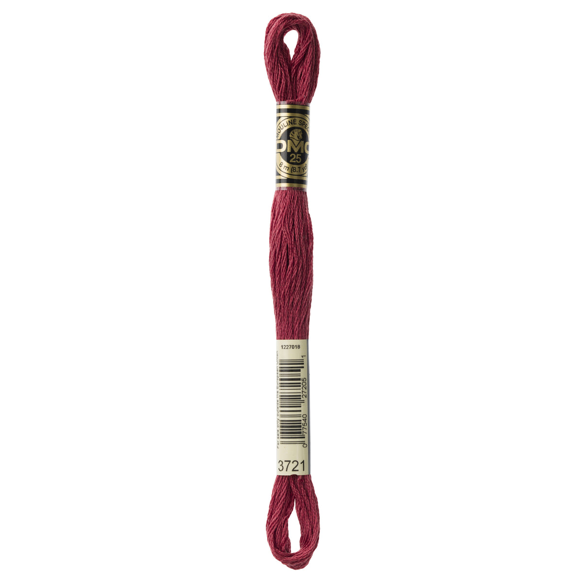DMC Mouline 6 Strand Cotton 3721 Shell Pink Dark 8m Skein