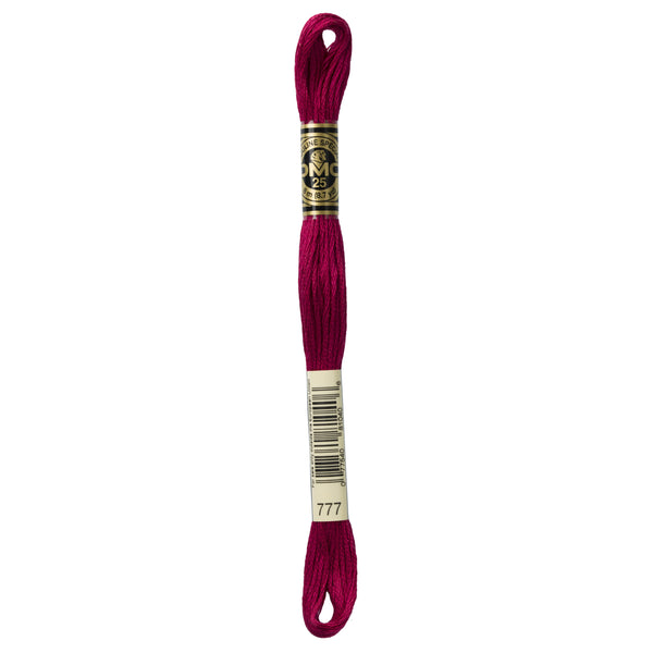 DMC Mouline 6 Strand Cotton 777 Red Deep 8m Skein