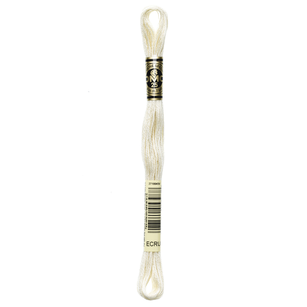 DMC Mouline 6 Strand Cotton ECRU 8m Skein
