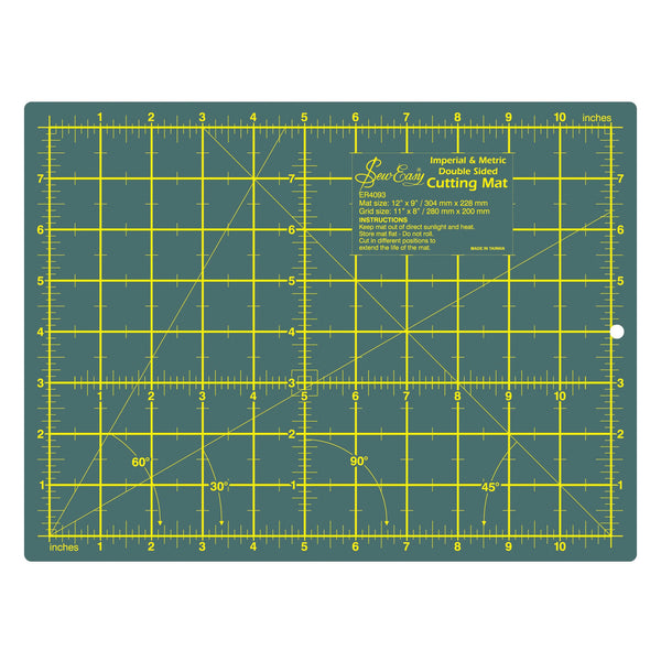 Sew Easy Cutting Mat - Small 30 x 20cm (12 x 8") Metric & Imperial