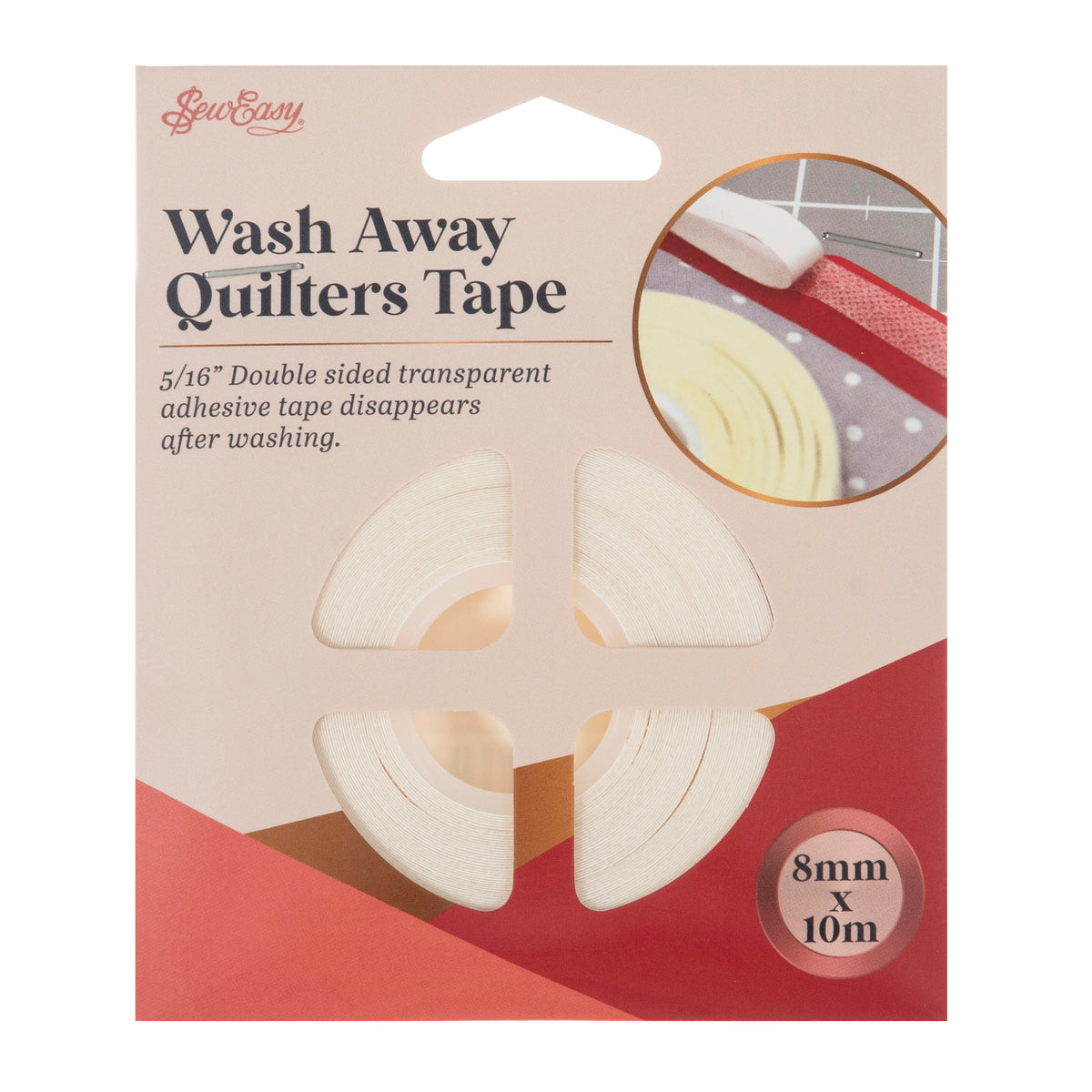 Double Sided Wash Away Adhesive Tape - 10m x 8mm