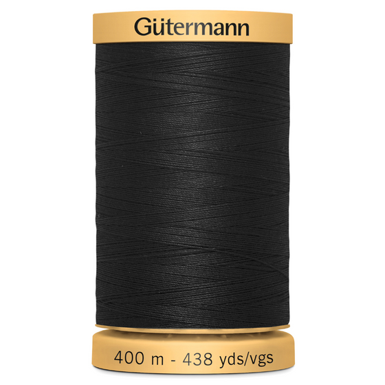 Gutermann Cotton 5201 BLACK 400m