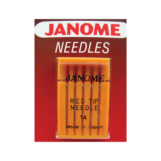 Janome Needle - Red Tip Metallic Size 90 (14)