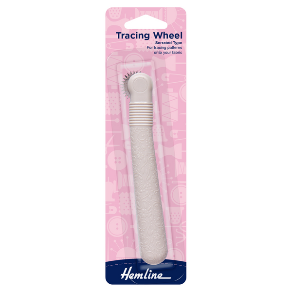 Hemline Tracing Wheel Serrated Edge Premium