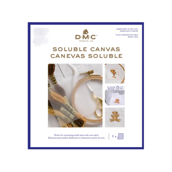 DMC Magic Soluble GRID White - 14 x 18" (DC27MG-BLANC)