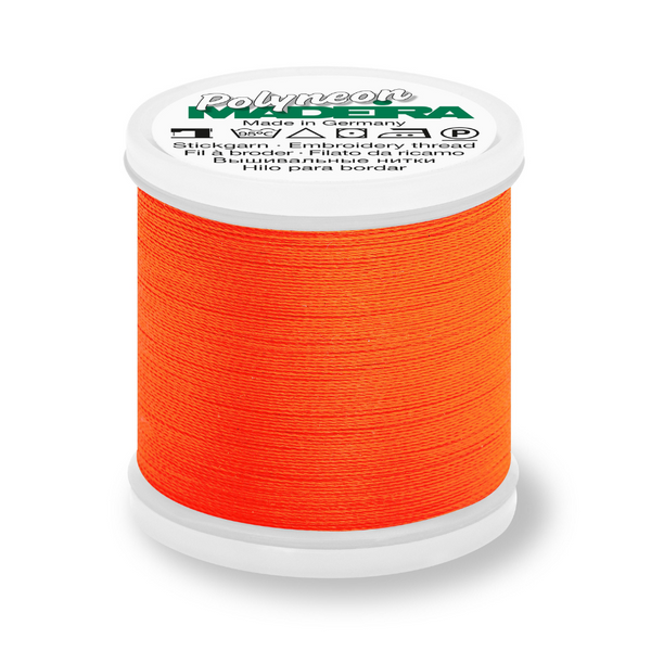 Madeira PolyNeon Fire Retardant Col. 2500m Fluorescent Orange