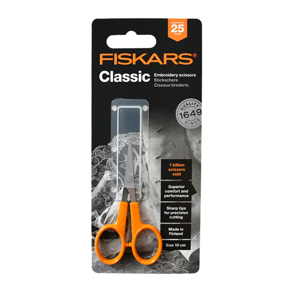Fiskars Classic Curved Embroidery Scissors 10cm/4in