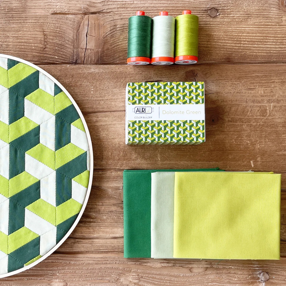 Aurifil Colour Builder - DOLOMITES GREEN