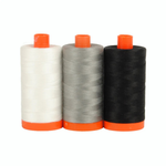 Aurifil Colour Builder - CARRARA BLACK/WHITE