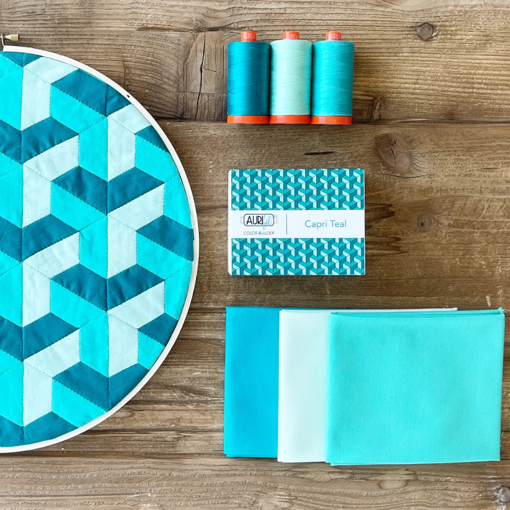 Aurifil Colour Builder - CAPRI TEAL