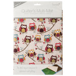 Quilters Multi Mat. Cutting Mat, Ironing Board, Anti Skid Sheet & Pattern marking Sheet - Hoot