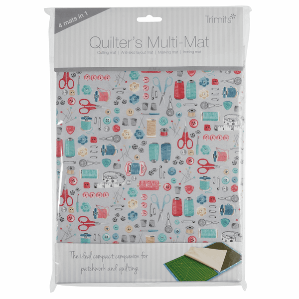 Quilters Multi Mat. Cutting Mat, Ironing Board, Anti Skid Sheet & Pattern marking Sheet - Stitch In Time