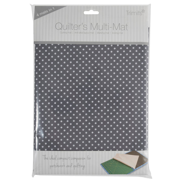 Quilters Multi Mat. Cutting Mat, Ironing Board, Anti Skid Sheet & Pattern marking Sheet - Natural Spot