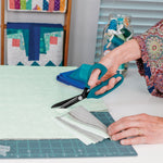 Perfect Scissors Karen Kay Buckley 8.5 inch Bent handle Dressmaking Scissors Dark Teal