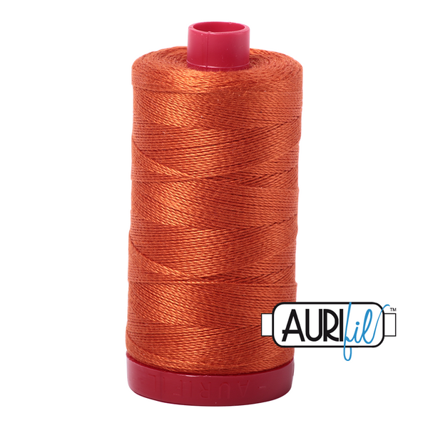 Aurifil 12 2240 Rusty Orange Large Spool 325m