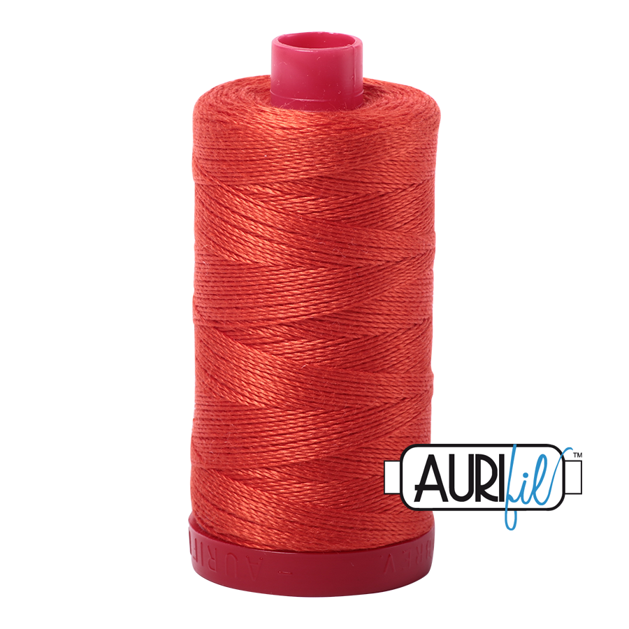 Aurifil 12 2245 Red Orange Large Spool 325m