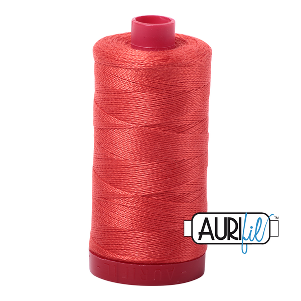 Aurifil 12 2277 Light Red Orange Large Spool 325m