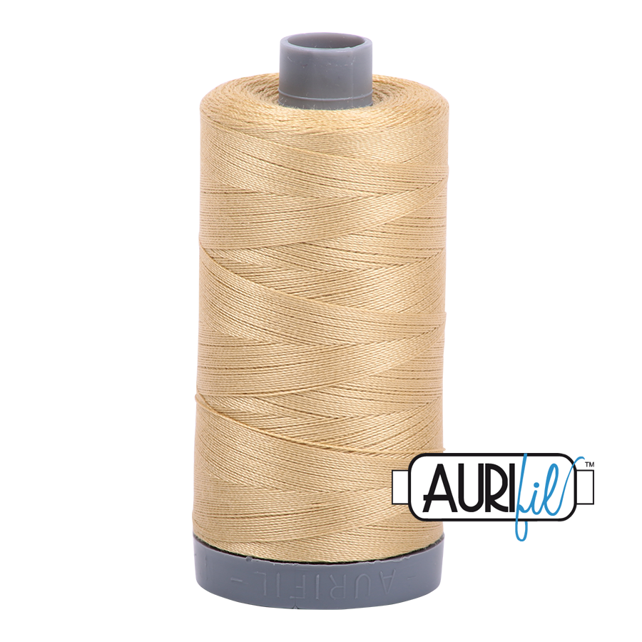 Aurifil 28 2915 Very Light Brass Large Spool 750m