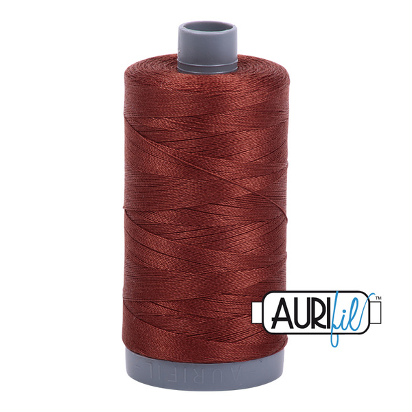 Aurifil 28 4012 Copper Brown Large Spool 750m