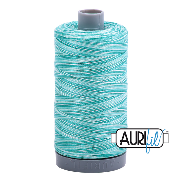 Aurifil 28 4654 Turquoise Foam Large Spool 750m