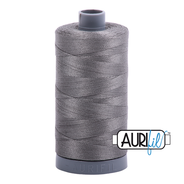 Aurifil 28 5004 Grey Smoke Large Spool 750m