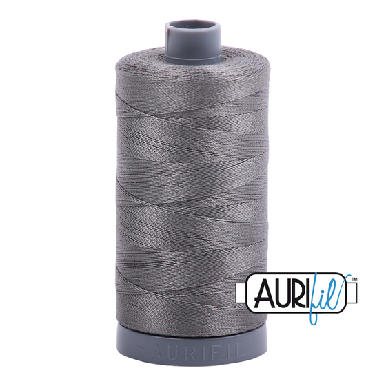 Aurifil 28 5004 Grey Smoke Large Spool 750m