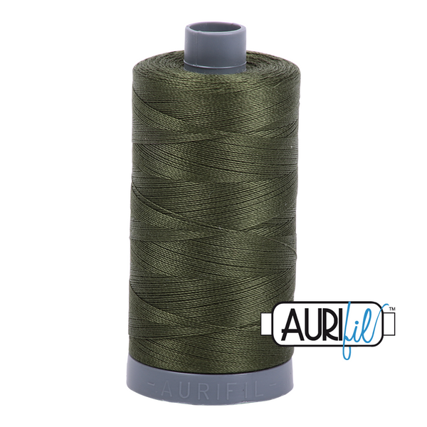 Aurifil 28 5023 Medium Green Large Spool 750m
