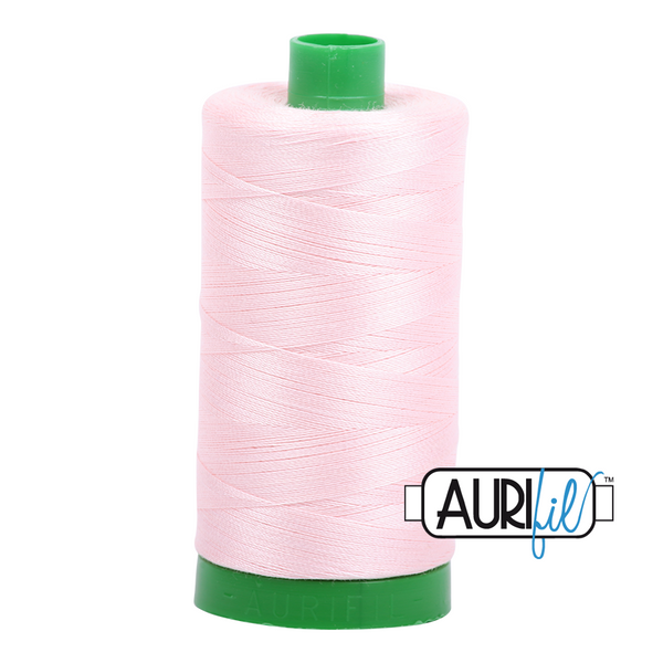 Aurifil 40 2410 Pale Pink Large Spool 1000m