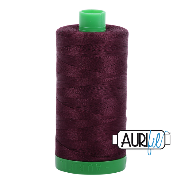 Aurifil 40 2465 Very Dark Brown Large Spool 1000m