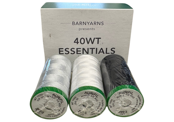 Aurifil Essentials Collection 3 x Aurifil 40 Reel in a Presentation Box