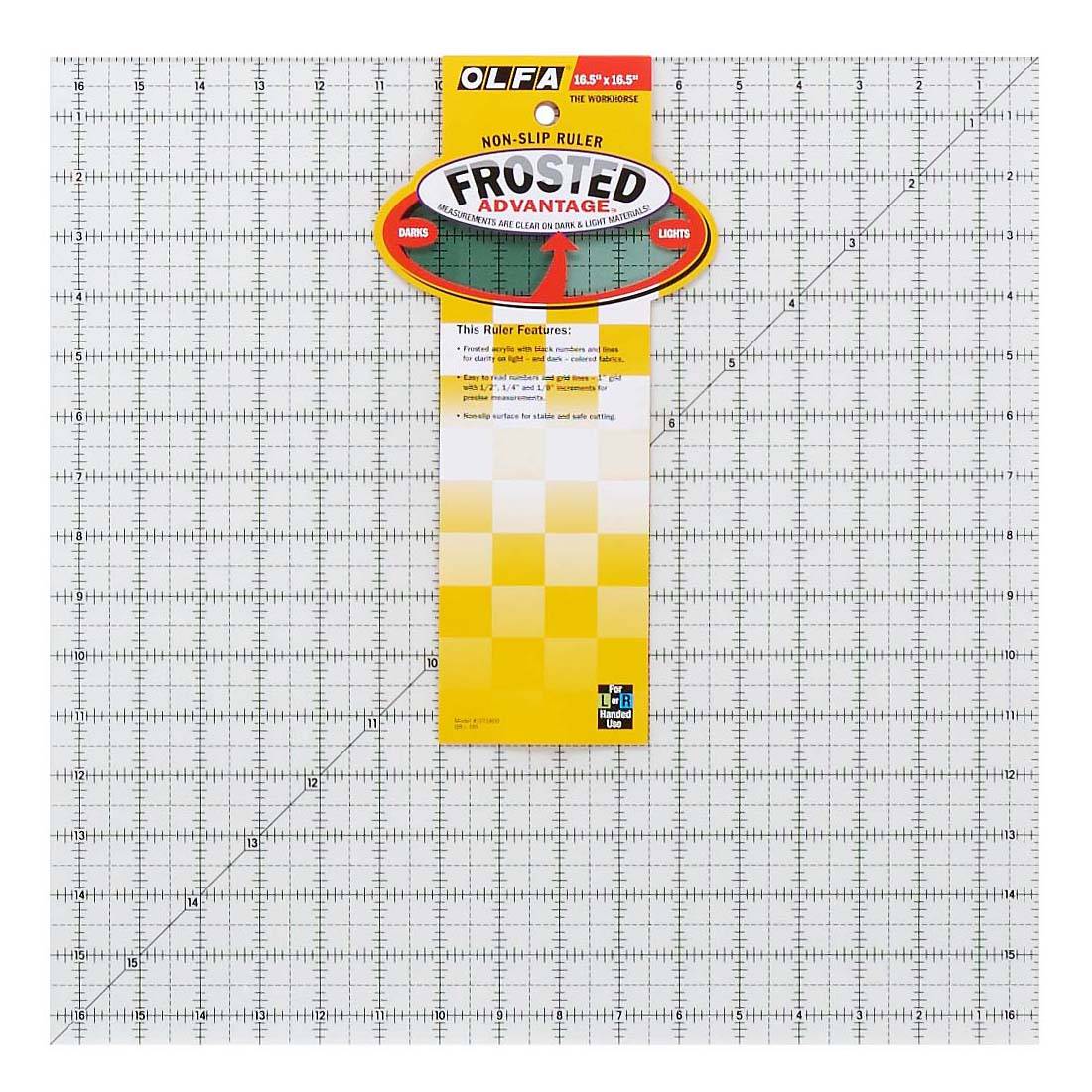 Olfa Non Slip Quilt Ruler 16.5