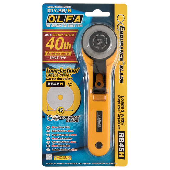 Olfa Rotary Cutter - 45mm with Endurance Blade