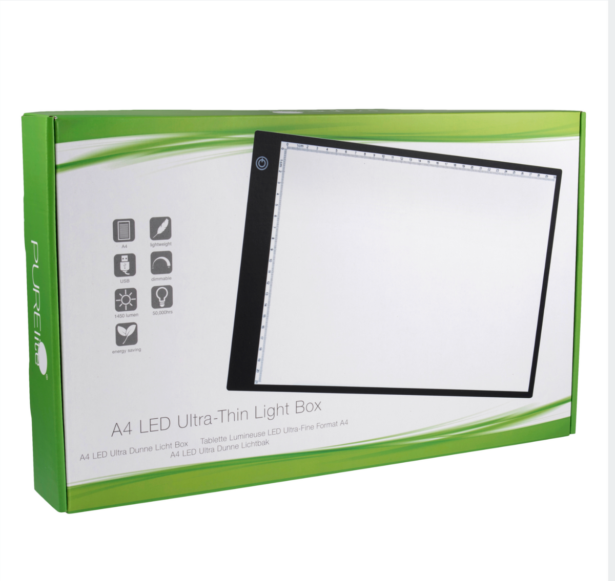 Purelite LED Light Box Ultra-Thin A4
