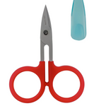 Perfect Scissors Karen Kay Buckley 3-3/4 inch Micro Serrated - RED