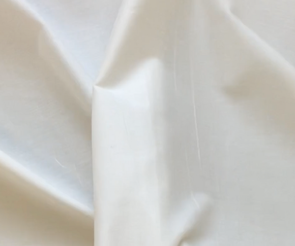 Cotton Lawn White 96cm (38") HALF Metre