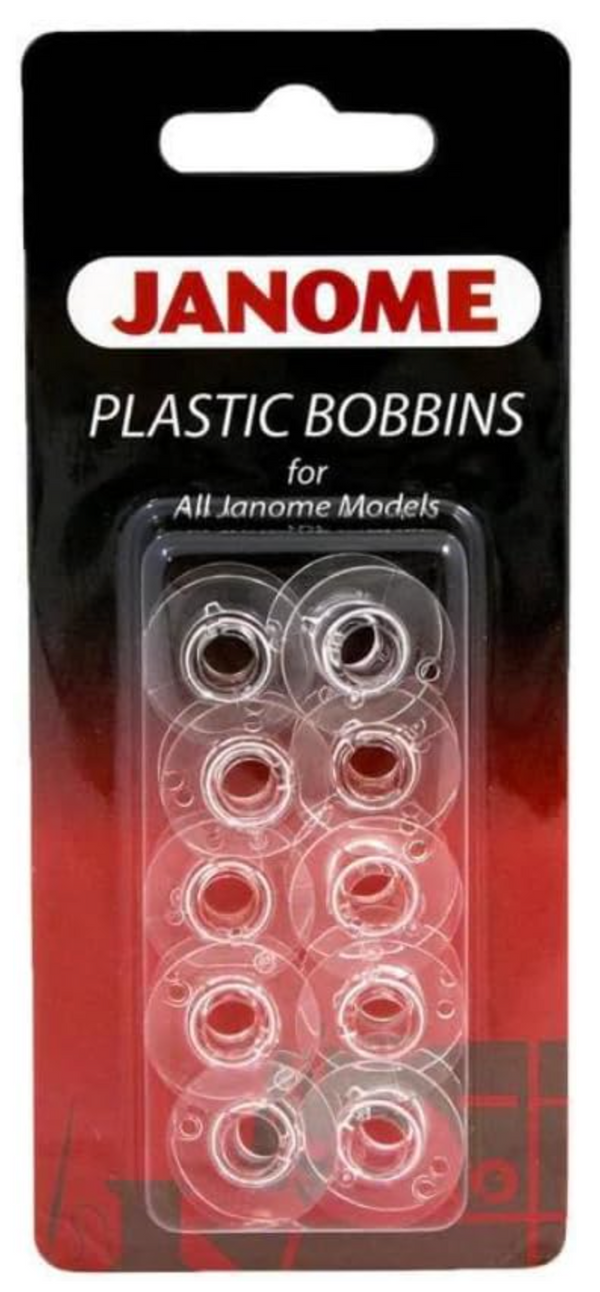 Sewing Machine Bobbins Brother/Janome/Singer/New Home Plastic Bobbins - PACK 8