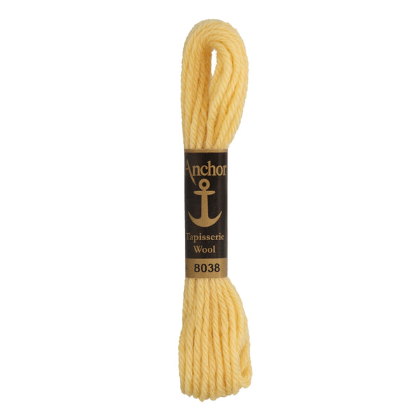Anchor Tapestry Wool 8038 Yellow 10m Skein
