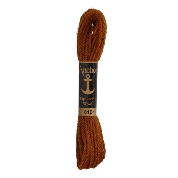Anchor Tapestry Wool 8104 Brown 10m Skein