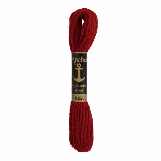 Anchor Tapestry Wool 8220 Red 10m Skein