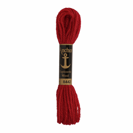 Anchor Tapestry Wool 8442 Red 10m Skein