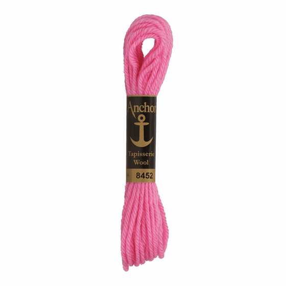 Anchor Tapestry Wool 8452 Pink 10m Skein