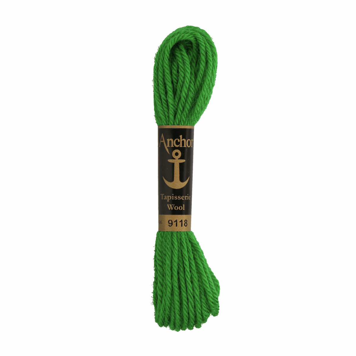 Anchor Tapestry Wool 9118 Green 10m Skein