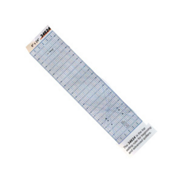 Le Summit Blue Quilting Ruler "6"x"24"