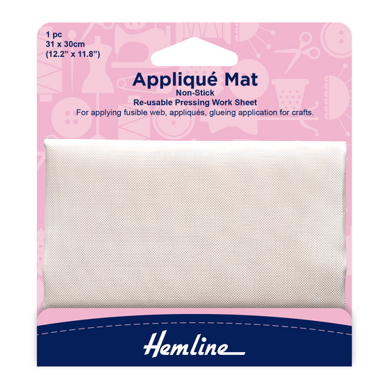 Hemline Applique Mat 30cm x 31cm
