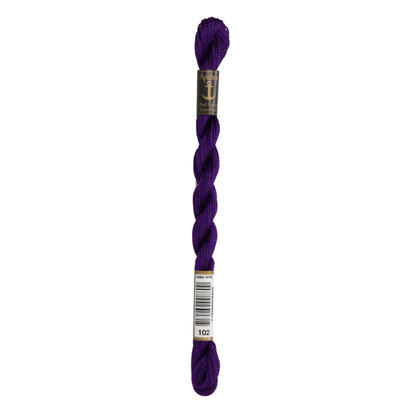 Anchor Pearl 5 Skein 5g (22m) Col.102 Purple