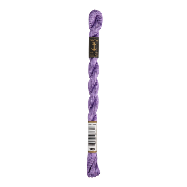 Anchor Pearl 5 Skein 5g (22m) Col.109 Purple