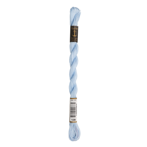 Anchor Pearl 5 Skein 5g (22m) Col.128 Blue
